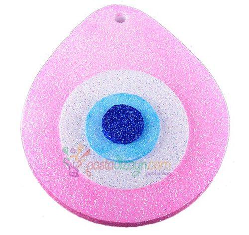 Rosa Nazar Boncugu, Schützende Auge aus Styropor - Tortendekoshop