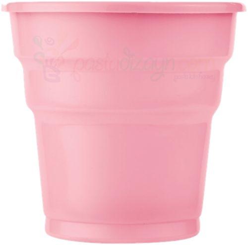 Rosa Plastik Party Becher - Tortendekoshop