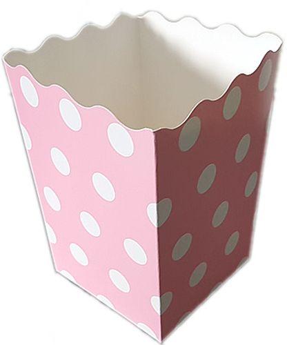 Rosa Popcorn Box - Tortendekoshop