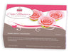 Rosen 50mm rosa Zucker, 3 Stück - Tortendekoshop