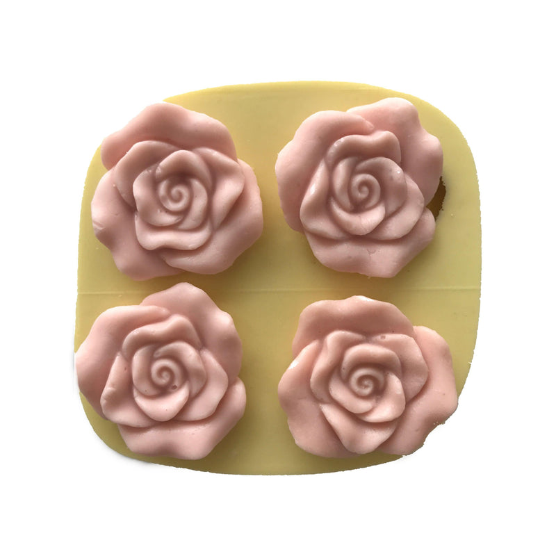 Rosen Silikonform, 4er Set - Tortendekoshop