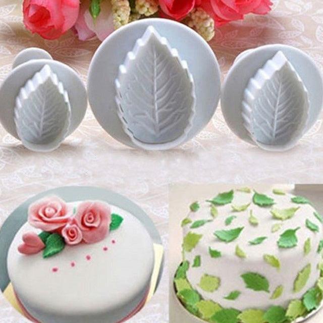 Rosenblatt Ausstecher Set - Tortendekoshop