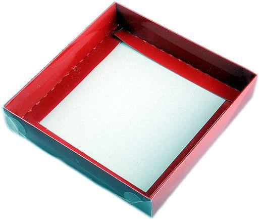 Rot Acetat Schachteln, 12x15x3cm - Tortendekoshop