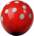 Rot mit gepunktet Party Ballons - Tortendekoshop
