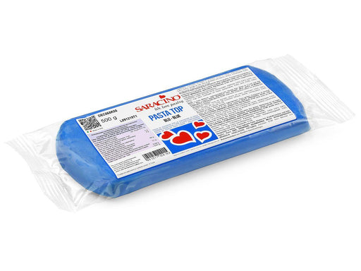 Saracino Fondant Pasta Top blau, 500g - Tortendekoshop