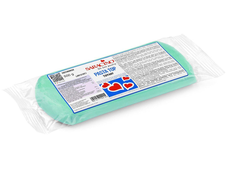 Saracino Fondant Pasta Top tiffany, 500g - Tortendekoshop