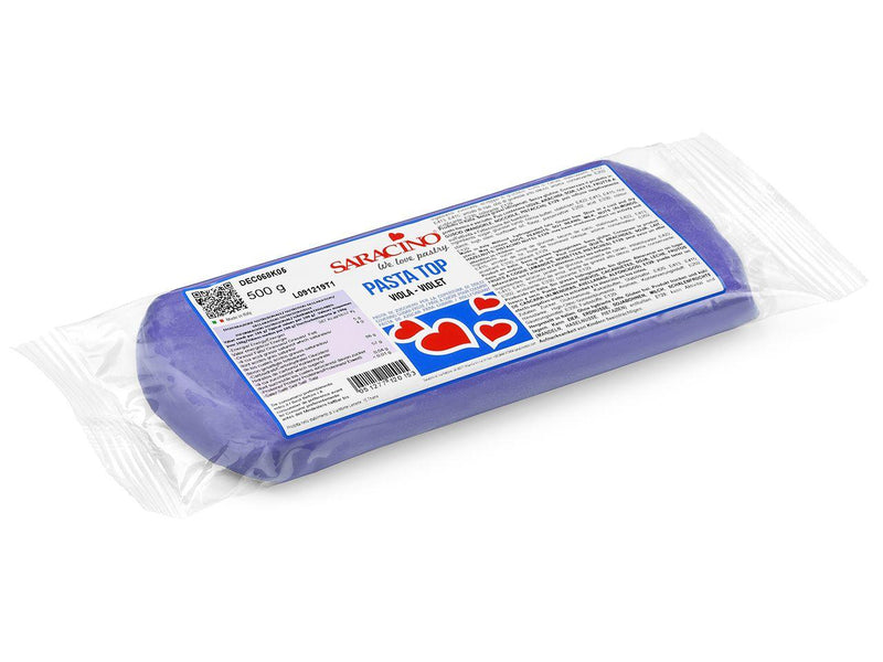 Saracino Fondant Pasta Top violett, 500g - Tortendekoshop