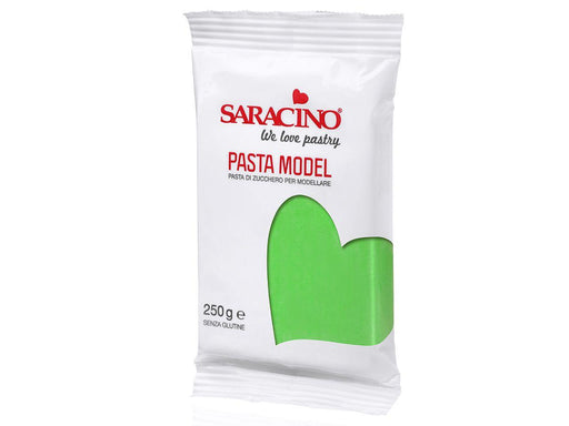 Saracino Modellierfondant Pasta Model hellgrün, 250g - Tortendekoshop