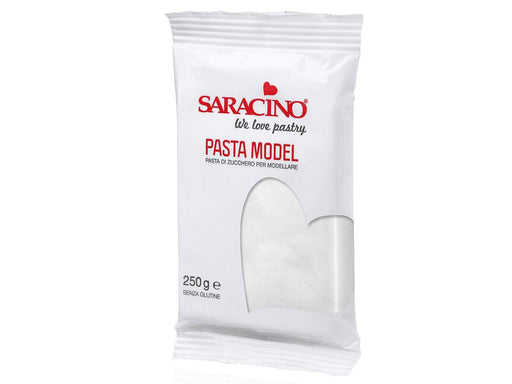 Saracino Modellierfondant Pasta Model weiß, 250g - Tortendekoshop