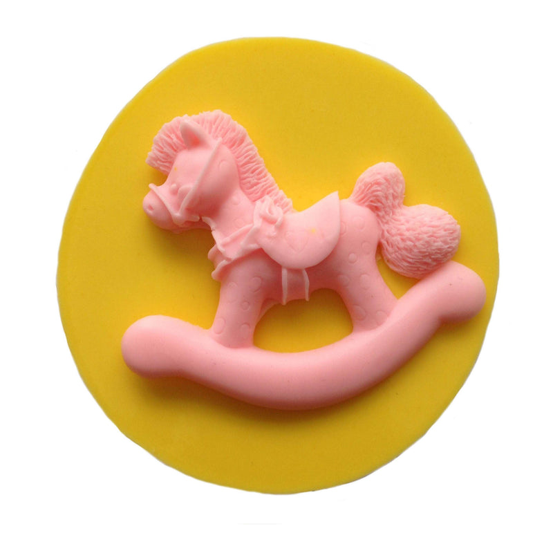 Schaukelpferd Silikonform - Tortendekoshop