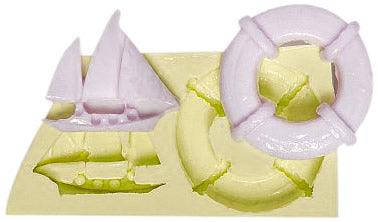 Schiff und Segelschiffe Silikonform - Tortendekoshop