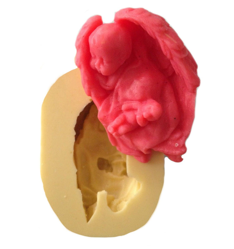Schlafende Engel Baby Silikonform - Tortendekoshop