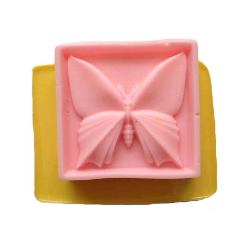 Schmetterling mit Rahmen Silikonform - Tortendekoshop