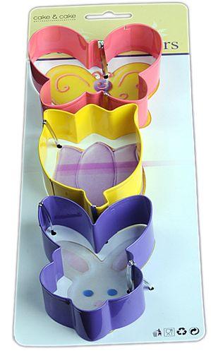 Schmetterling, Tulpe, Hase Ausstechform, Edelstahl - Tortendekoshop