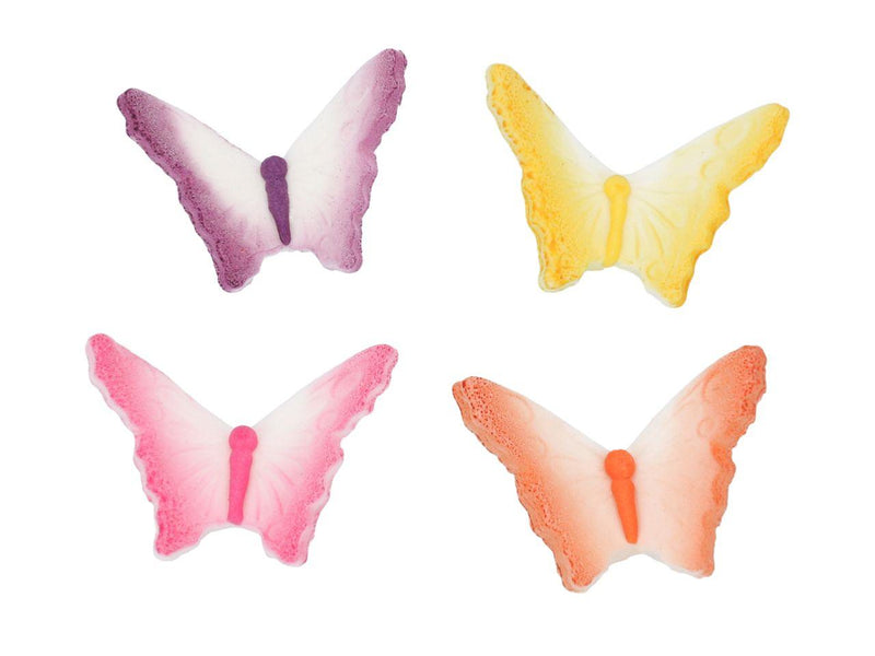 Schmetterlinge klein Zucker, 8 Stück - Tortendekoshop