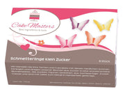 Schmetterlinge klein Zucker, 8 Stück - Tortendekoshop