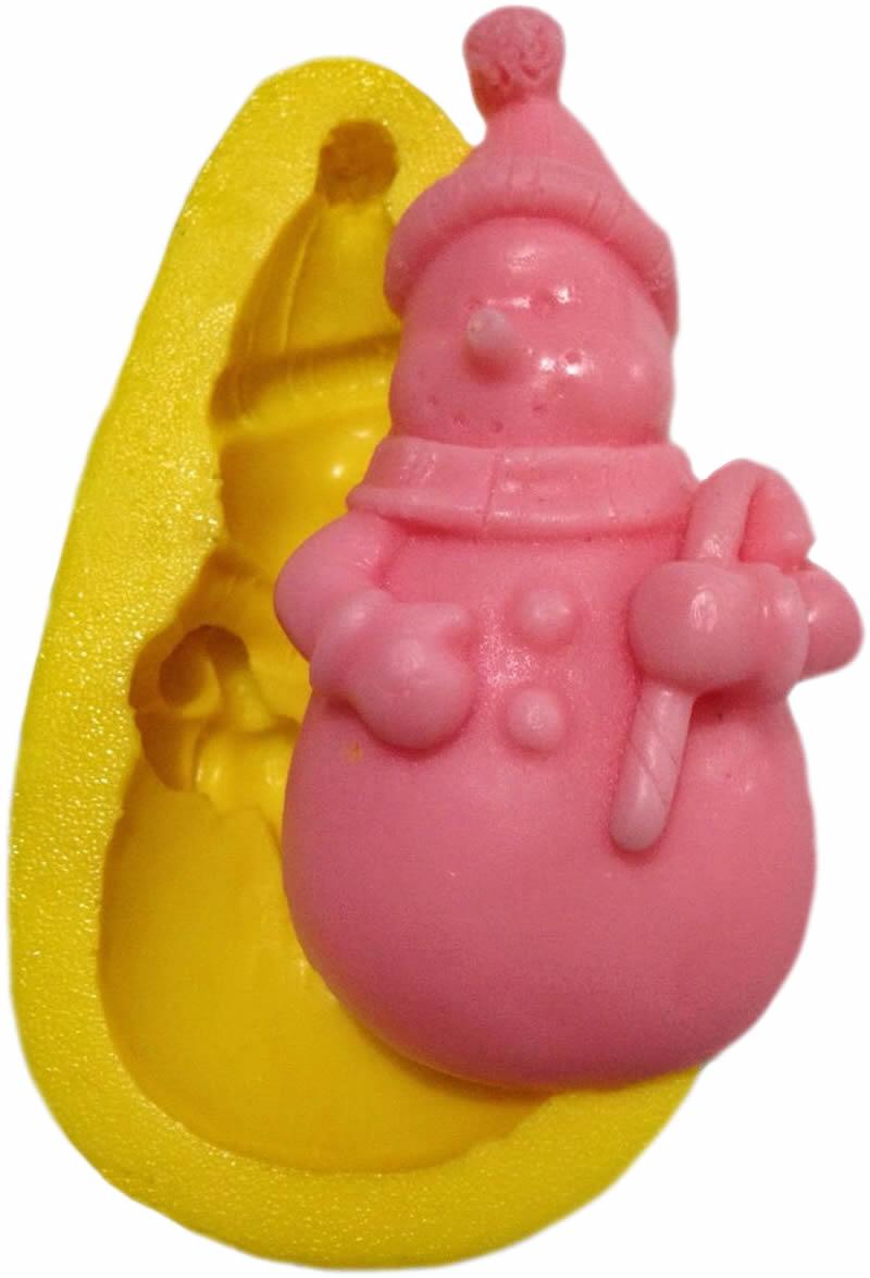 Schneemann Silikonform - Tortendekoshop