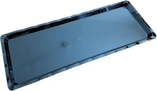 Schwarz Kunststoff Tablett, 12,5x32,5cm - Tortendekoshop