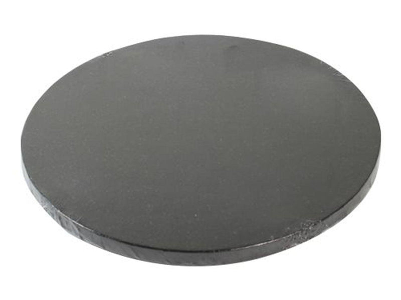 Schwarz Tortenunterlage Rund, 25cm - Tortendekoshop