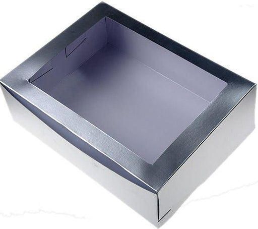 Silber Cupcake Keks  Schachtel - Tortendekoshop