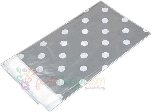 Silber gepunktet Deko Party Tischdecke - Tortendekoshop