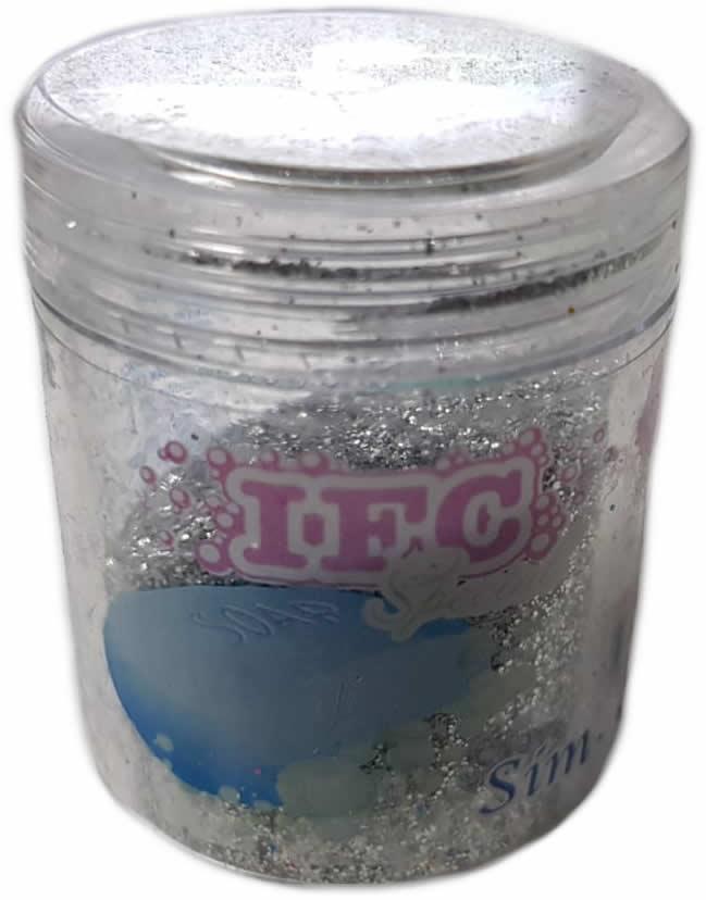Silber Seife, Duftstein Glitzer pulver - Tortendekoshop