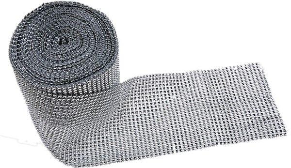 Silber Stein Deko Bänder, 24 reien - Tortendekoshop