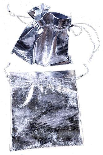 Silber Tüllbeutel, klein - Tortendekoshop