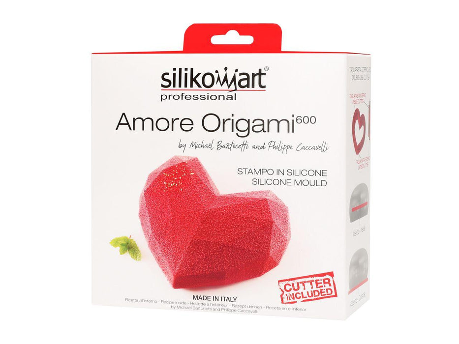 Silikomart Silikonform Amore Origami 600 - Tortendekoshop