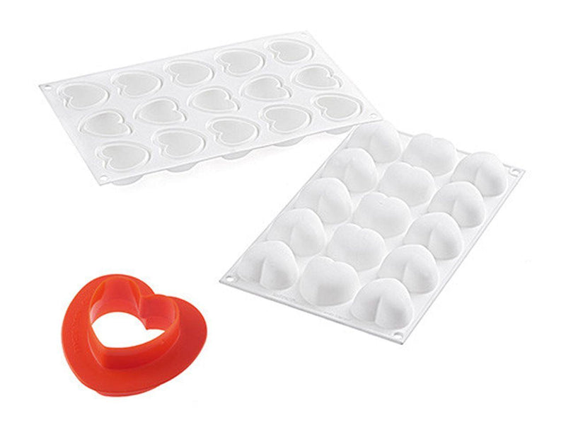 Silikomart Silikonform Cupido Herz - Tortendekoshop