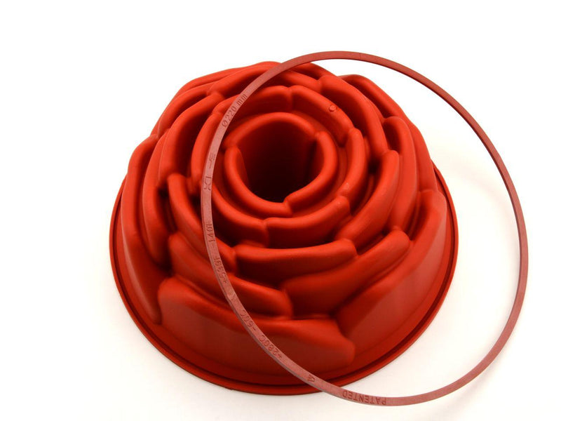Silikomart Silikonform groß Rose - Tortendekoshop