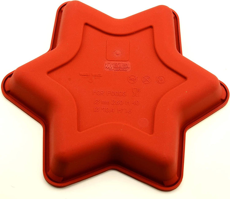 Silikomart Silikonform mittel Stern - Tortendekoshop