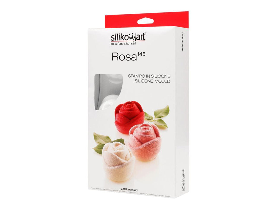 silikomart Silikonform, Weiß, Größe Einer Rose: - Tortendekoshop