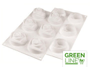 silikomart Silikonform, Weiß, Größe Einer Rose: - Tortendekoshop