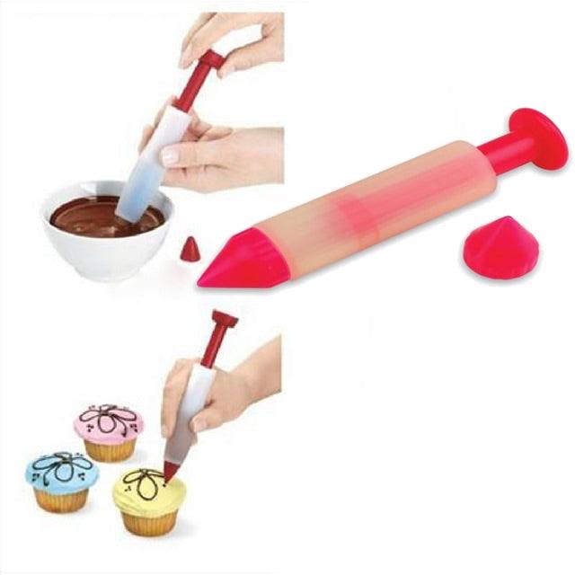 Silikon Fondant Kuchen Stift, Spritze - Tortendekoshop