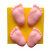 Baby Füße Silikonform - Tortendekoshop