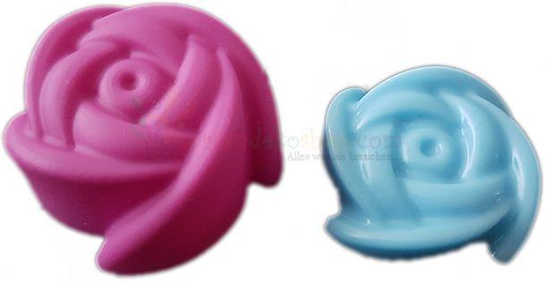 Silikon Rosen Cupcakeform,6 Stk - Tortendekoshop
