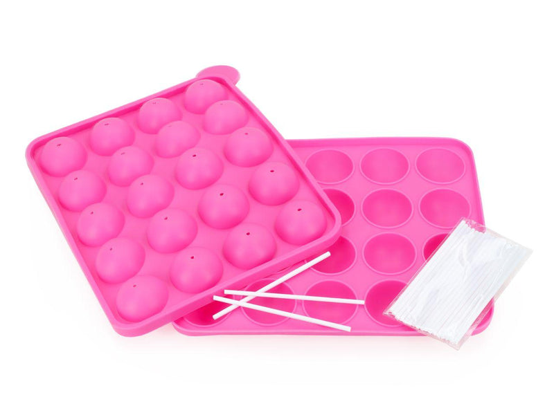 Silikonform Cake Pops, inkl. 20 Stiele - Tortendekoshop