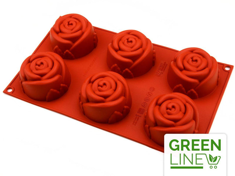 Silikonform Mini Rose - Tortendekoshop