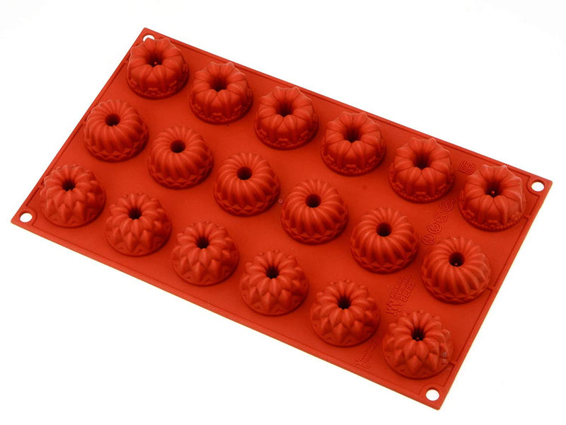 Silikonform Petit fours Gugelhupf - Tortendekoshop