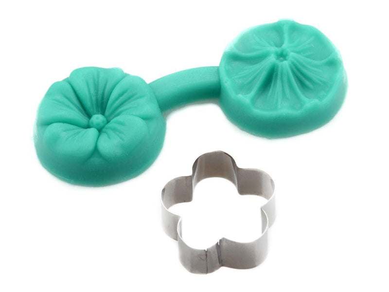 Silikonstempel mit Ausstecher Kirschblüte - Tortendekoshop
