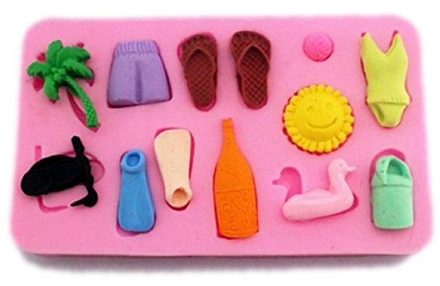Sommer Thema Silikonform - Tortendekoshop