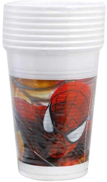 Spiderman Plastik Party Becher - Tortendekoshop
