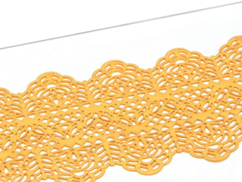 Spitzendekor Dentelle gold - Tortendekoshop