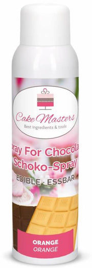 Spray für Schokolade, orange, 100ml - Tortendekoshop
