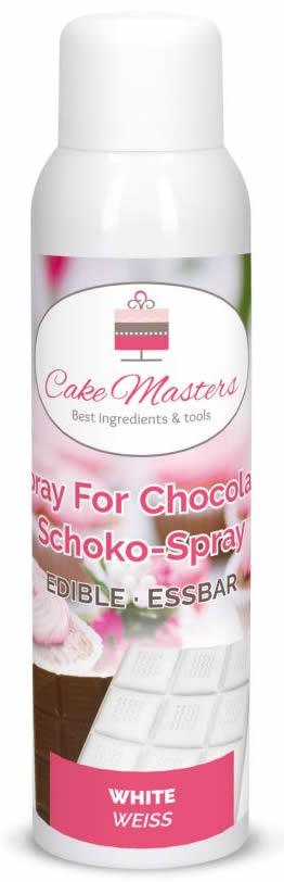 Spray für Schokolade, weiß, 100ml - Tortendekoshop