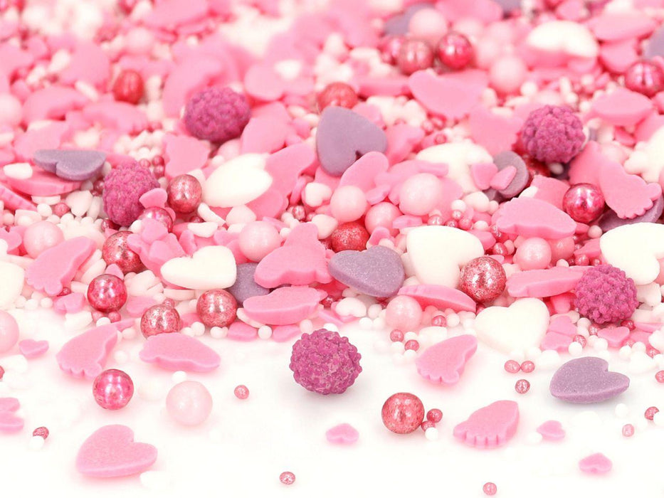 Sprinkles Baby Love, pink, 80g - Tortendekoshop