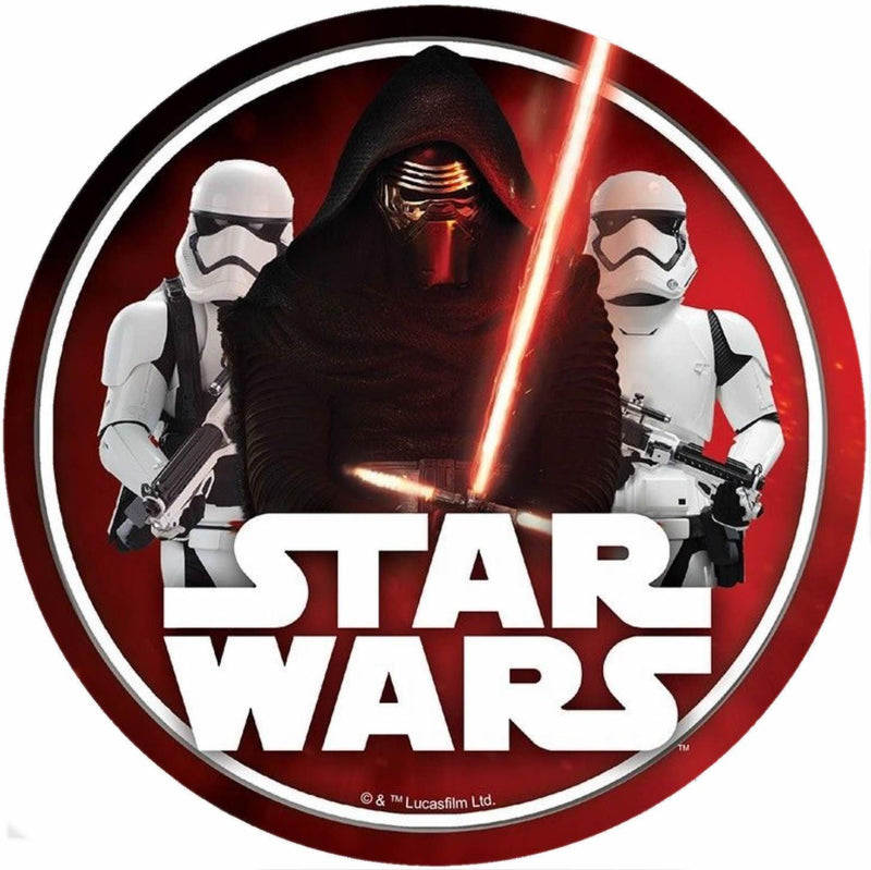 Star Wars Runde Tortenaufleger - Tortendekoshop