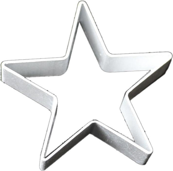 Stern Ausstechform, Aluminium - Tortendekoshop