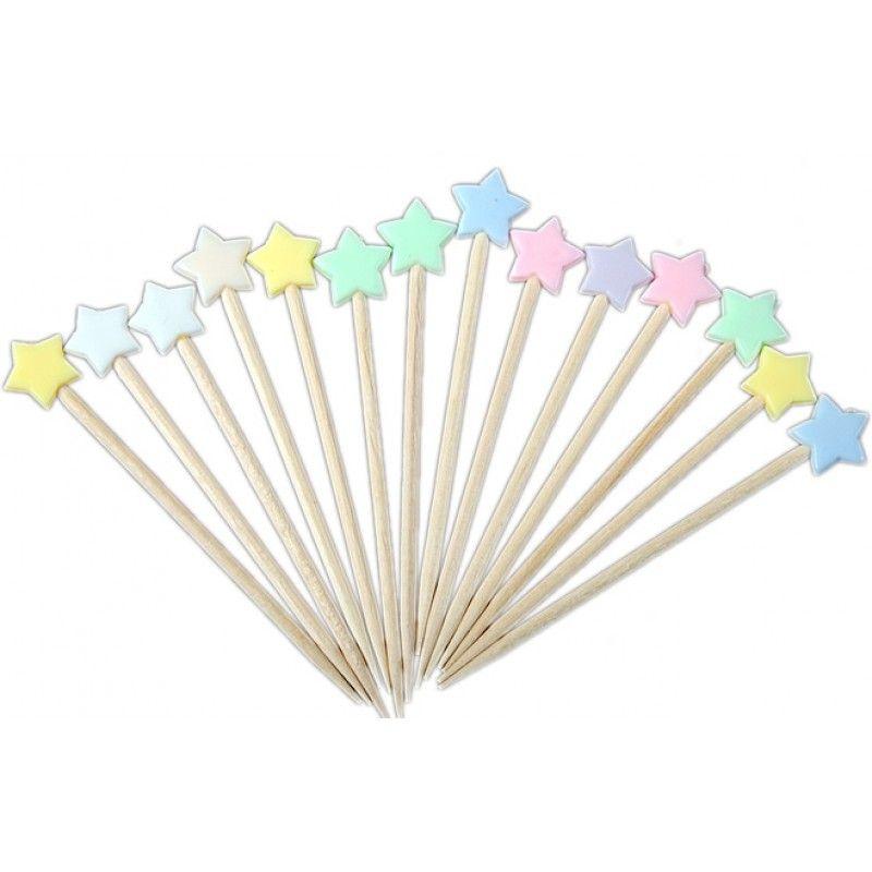 Stern Deko Kuchen Topper, Cupcake Picks - Tortendekoshop